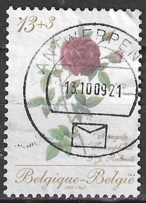 Belgie 1988 - Yvert/OBP 2280 - Rozen van Redoute (ST), Verzenden, Gestempeld