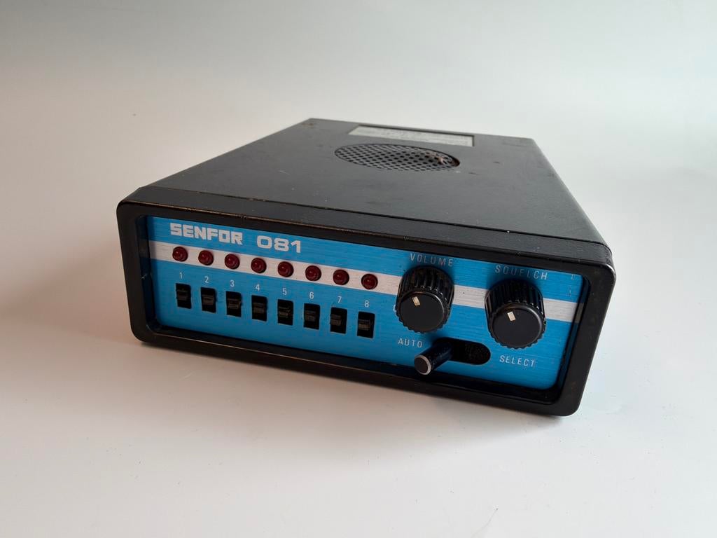 Senfor 081 kristalscanner, Telecommunicatie, Ophalen of Verzenden, Gebruikt, Minder dan 30 kanalen