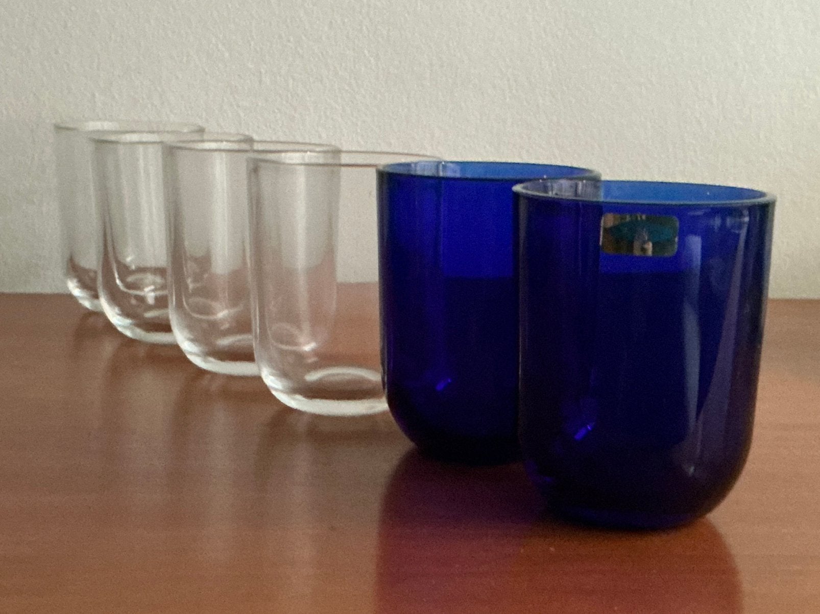 Nuutajärvi, Finland: 6 Luna waterglazen Kaj Franck 1971, Ophalen of Verzenden