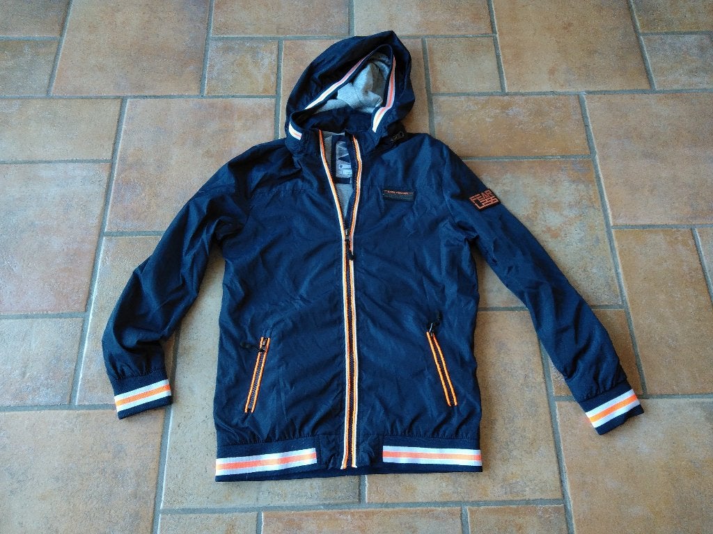 Unlocked blauwe zomerjas maat 158/164, Ophalen of Verzenden, Zo goed als nieuw, Unlocked, Jongen