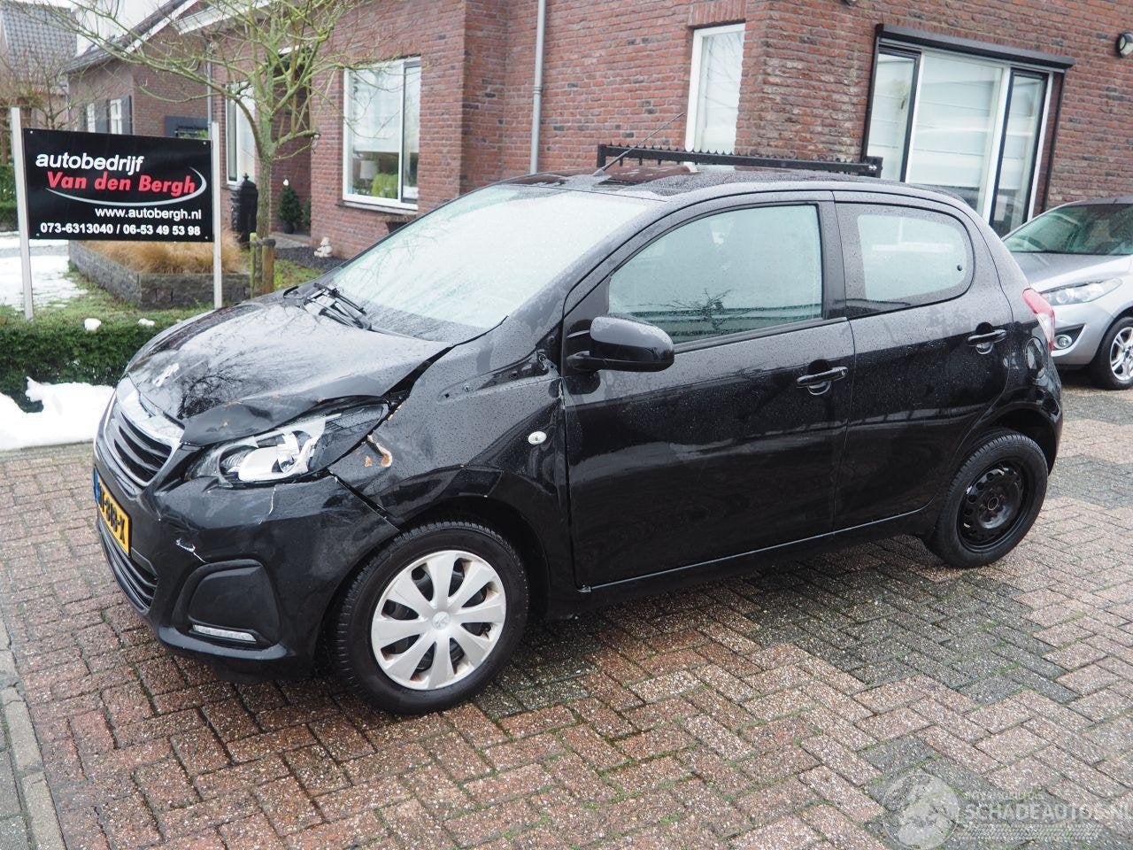 Peugeot 108 1.0 E-Vti Active (bj 2014), Webaccessibility@stellantis.com, Stellantis N.V., Zwart, Handgeschakeld