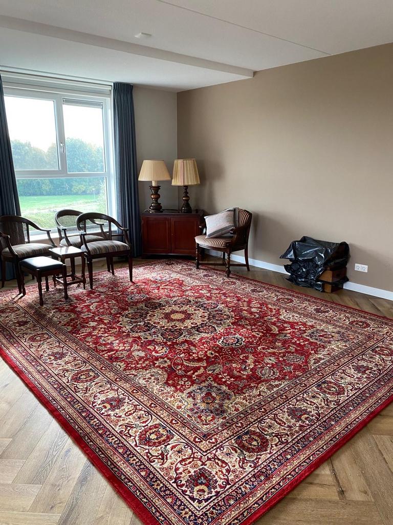 Prachtig Perzisch Vloerkleed - Zuiver Scheerwol, 200 cm of meer, Ophalen of Verzenden, Zo goed als nieuw, 200 cm of meer