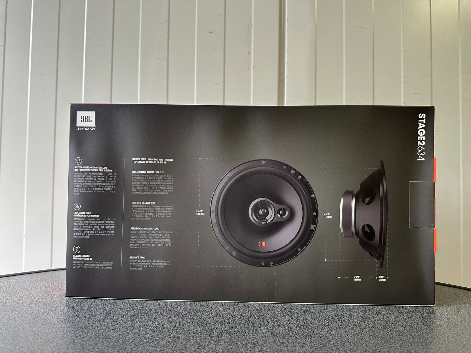 JBL Stage2 634 - Autospeakers - Ø 16,5 cm (6,5’ Inch, Ophalen of Verzenden, Zo goed als nieuw