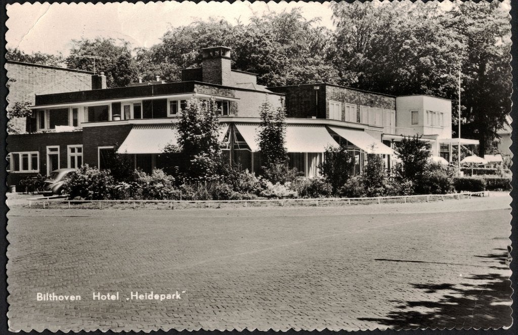 Bilthoven, Hotel Heidepark. 1961., Ophalen of Verzenden, 1960 tot 1980, Gelopen, Utrecht