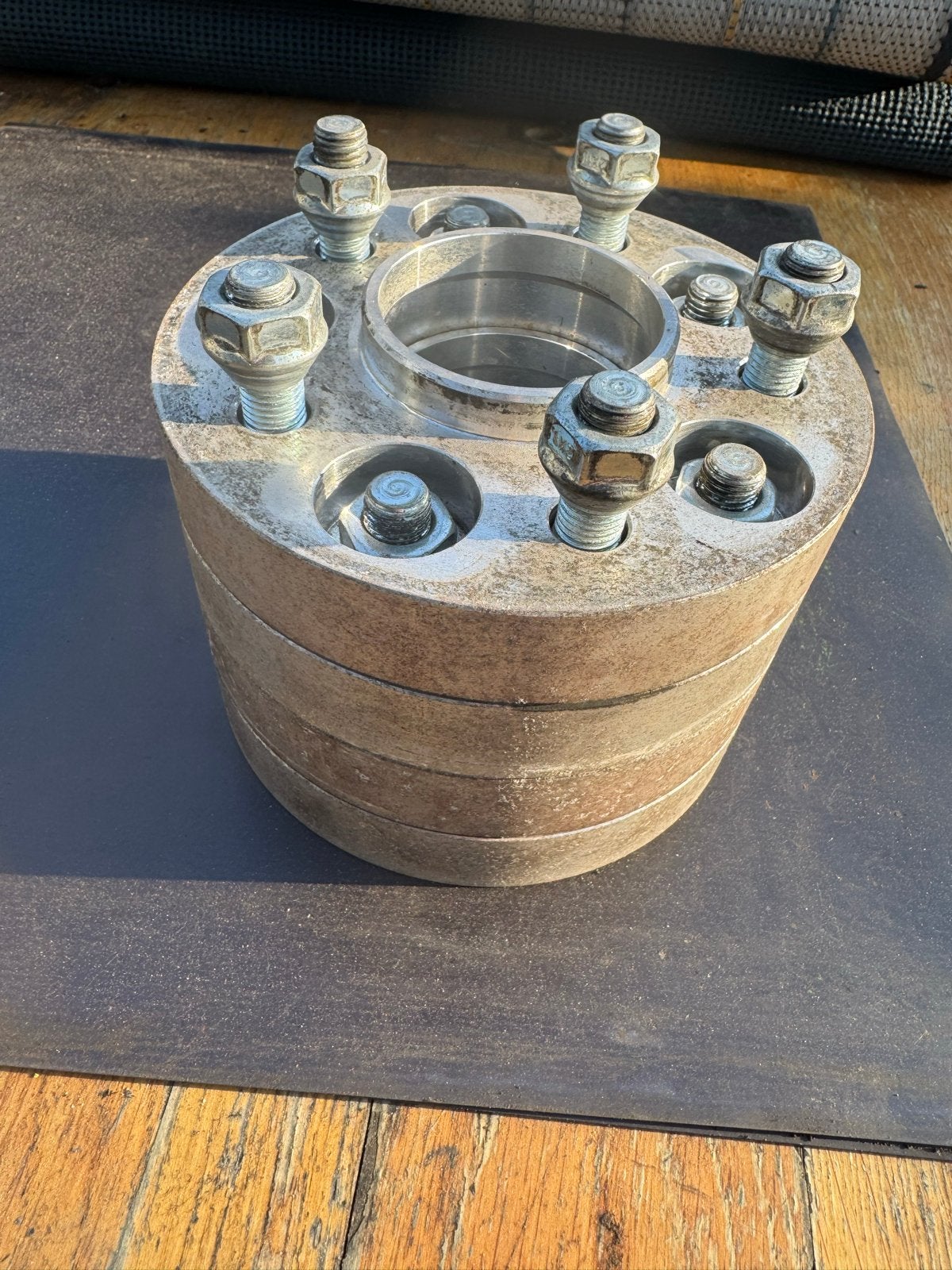 4 Spoorverbreders 25mm 5x108, naaf 65,1 M12x1,5, Ophalen of Verzenden
