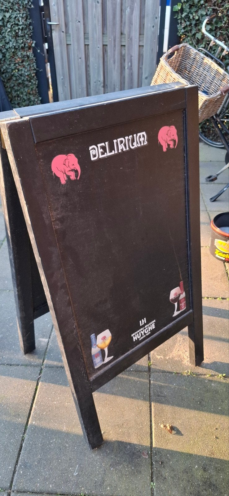 Delirium horeca krijtbord, Ophalen, Zo goed als nieuw, Overige merken