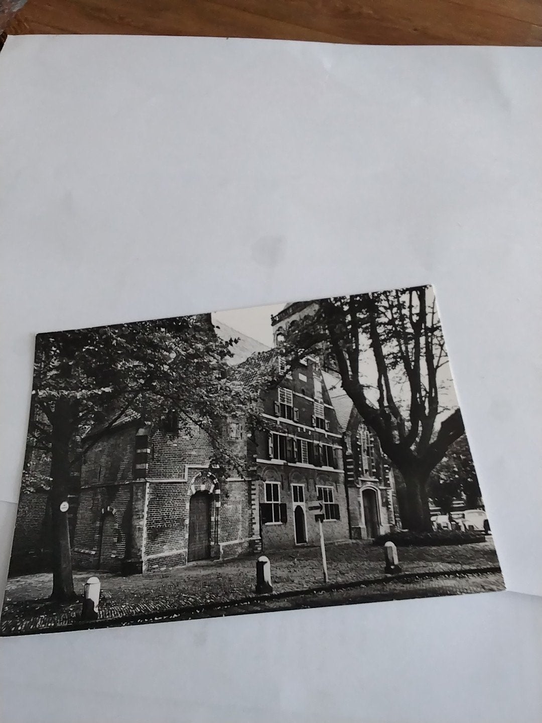 Oude Ansichtkaart Grote of Sint Nicolaaskerk Monnickendam, Ophalen of Verzenden, 1940 tot 1960, Ongelopen, Noord-Holland