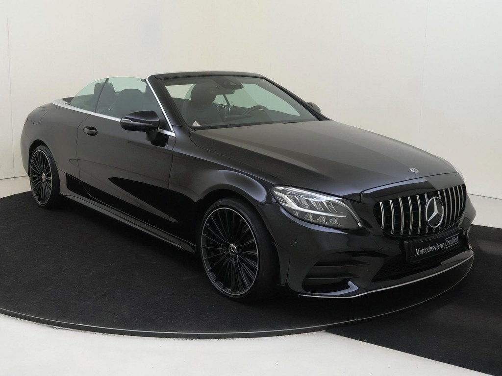 Mercedes-Benz C-klasse Cabrio 180 Premium Plus Pack, Auto's, Automaat, Cabriolet, 4 stoelen, Leder en Stof