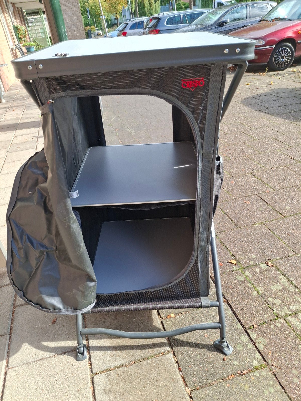 te koop Crespo kast AP 103 met 2 planken, Ophalen, Zo goed als nieuw, Campingkast