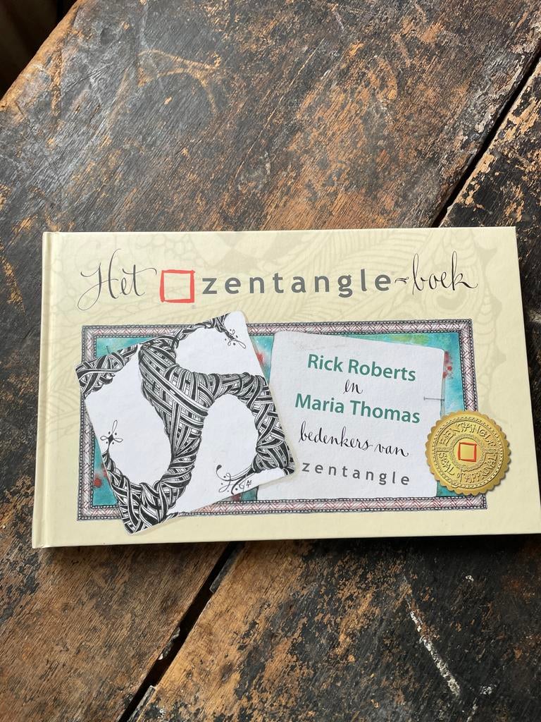 Het Zentangle Boek - Rick Roberts en Maria Thomas, Boeken, Ophalen of Verzenden, Nieuw, Tekenen en Schilderen