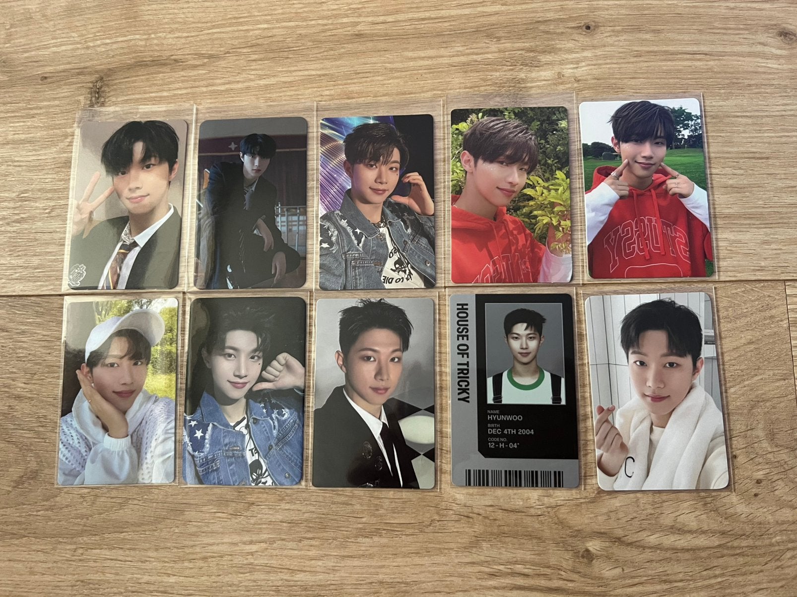 Xikers hyunwoo photocards kpop, Ophalen of Verzenden, Zo goed als nieuw, Foto of Kaart