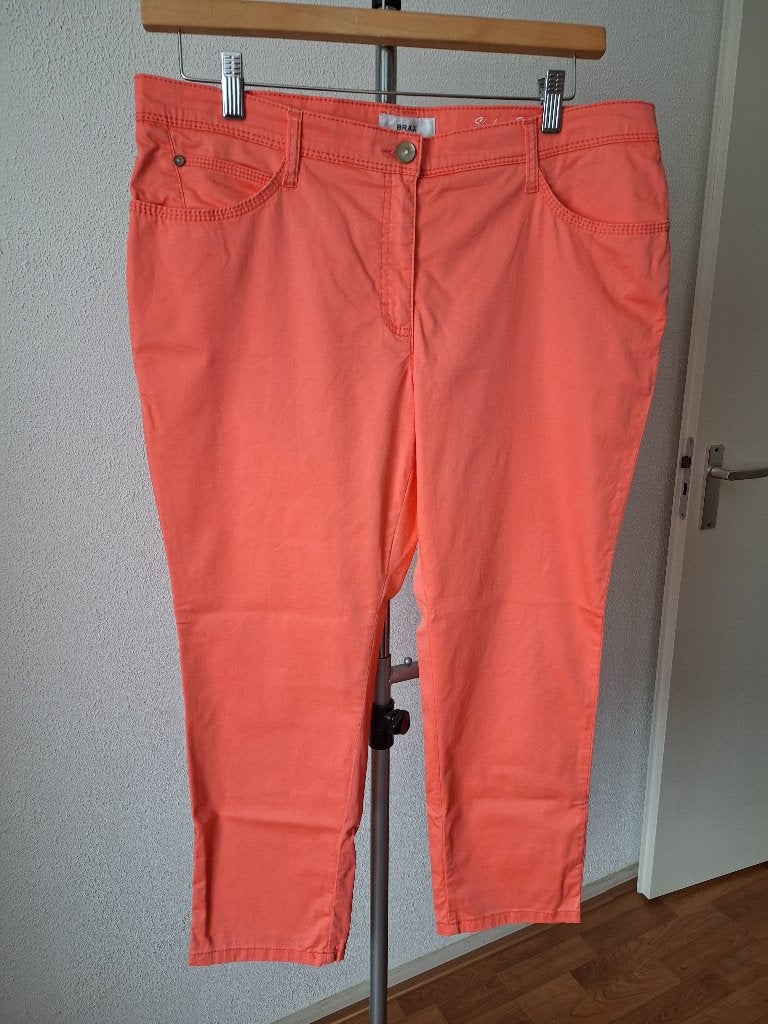 BRAX Sara Sun 7/8e broek, Verzenden, Maat 42/44 (L), Oranje, BRAX
