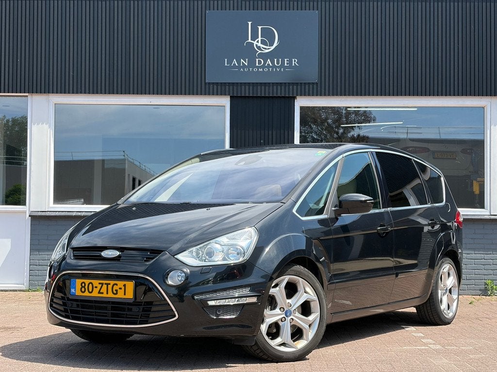 Ford S-Max 2.0 EcoBoost S Edition / Automaat / Leder / 5p !, Auto's, Euro 5, Gebruikt, 4 cilinders, Zwart