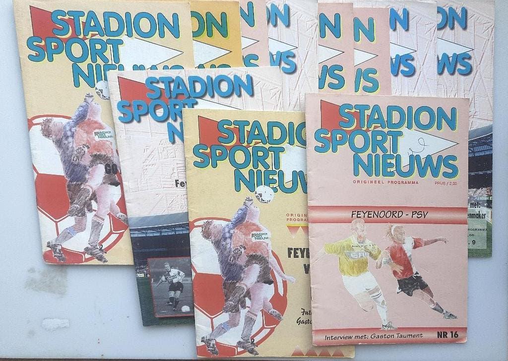 STADION SPORT NIEUWS Feyenoord voetbal programma 1995, Ophalen of Verzenden, Zo goed als nieuw, Feyenoord, Boek of Tijdschrift