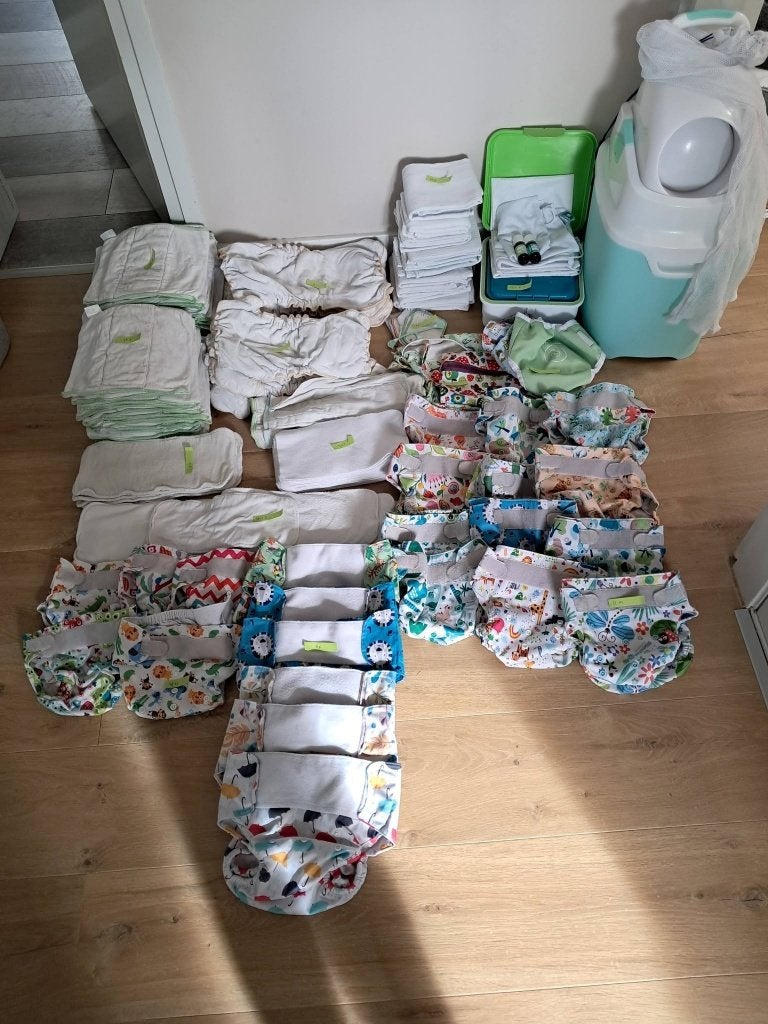Compleet wasbaar luierpakket, Kinderen en Baby's, Badjes en Verzorging, Ophalen of Verzenden, Gebruikt, Overige typen, Overige merken