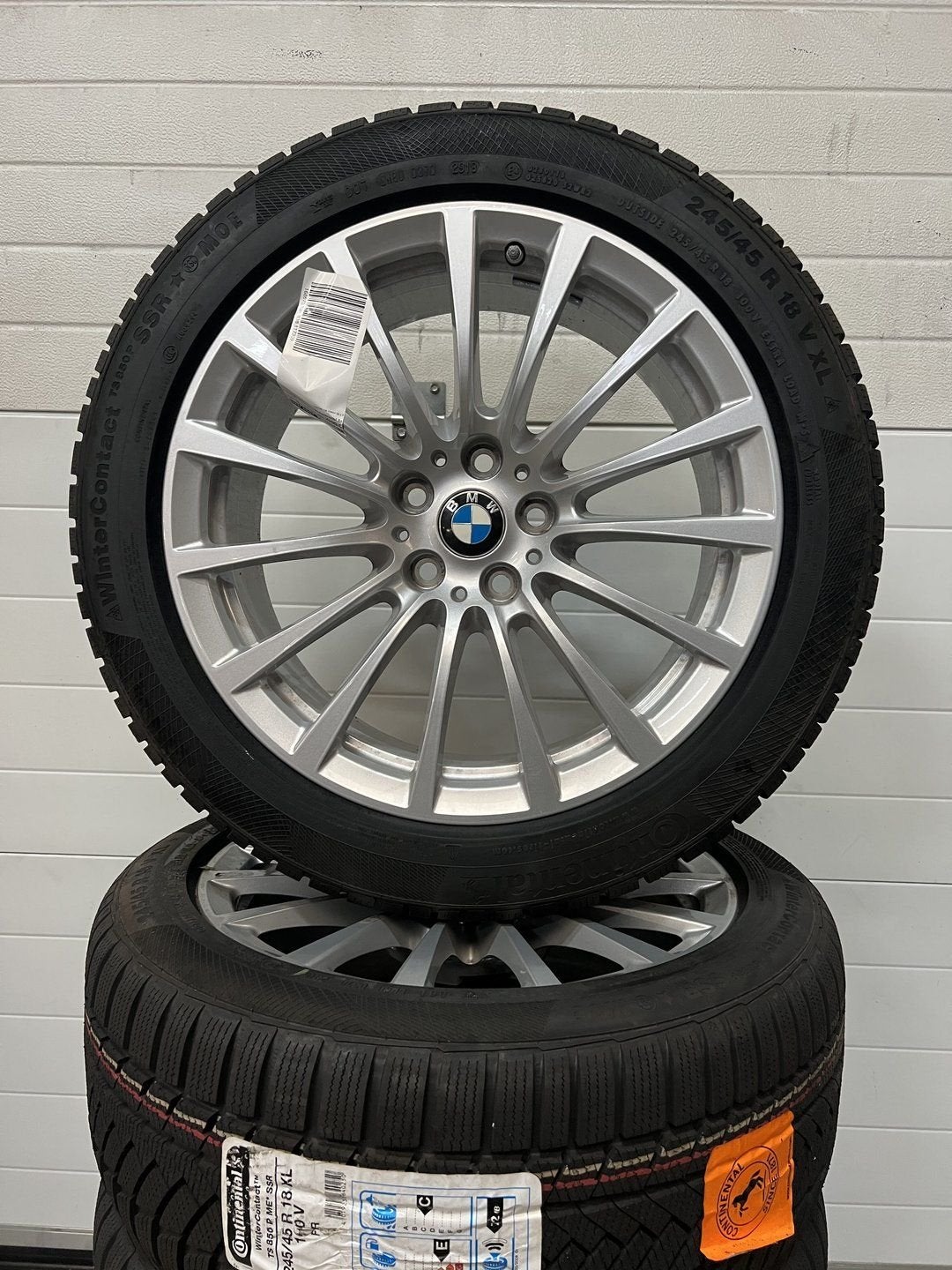 NIEUW 18’’ BMW 5 SERIE G30 G31  VELGEN WINTERBANDEN ORIG DEM, 18 inch, 245 mm, -, -