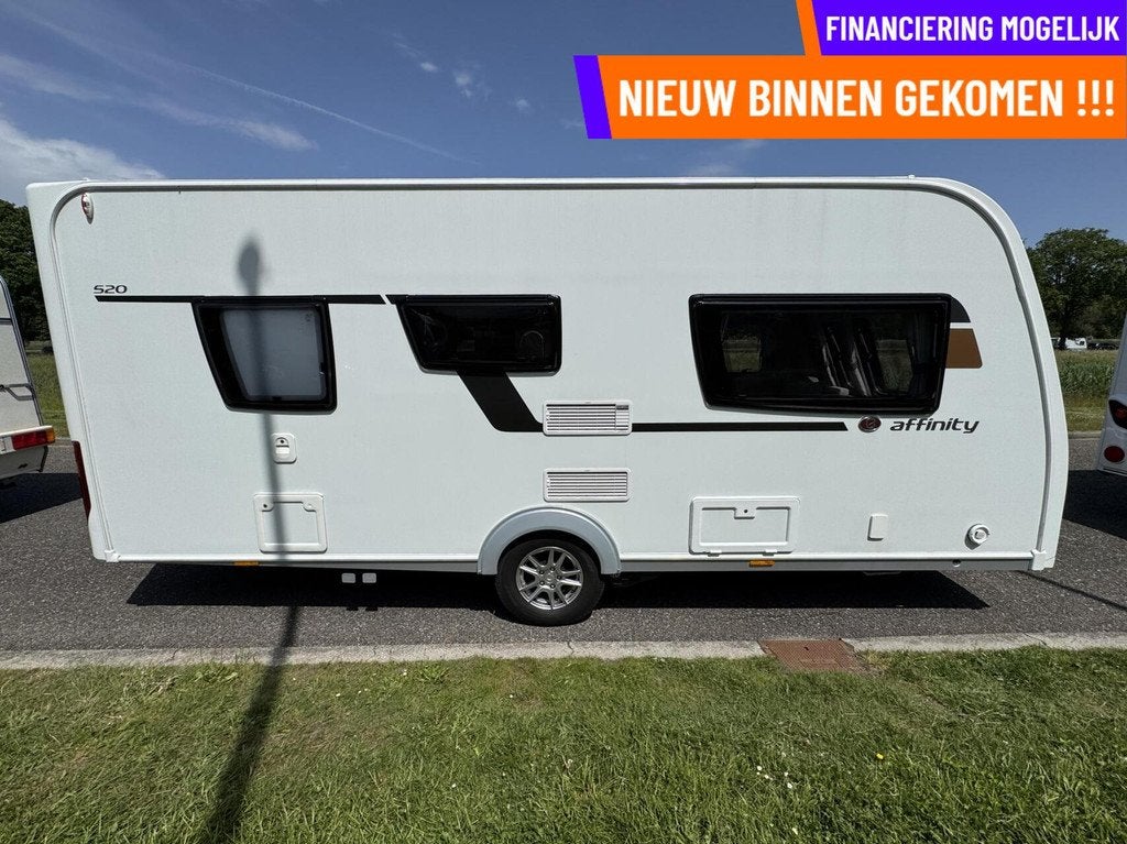 Hymer ELDDIS AFFINITY 520, ENKELE BEDDEN, MOVER, CASS.LUIFEL, Caravans en Kamperen, Caravans, Tot en met 2, Bedrijf, Mover, Hymer