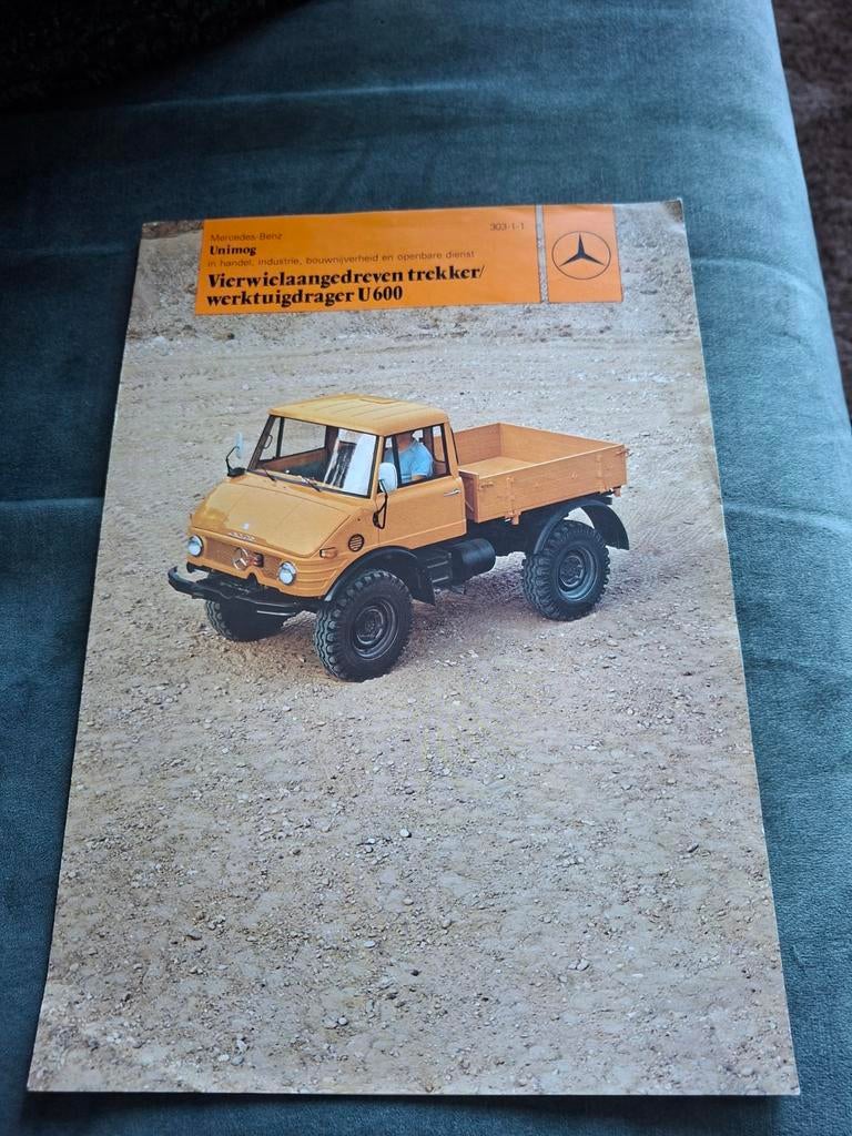 Unimog U600 Mercedes Benz 1978, Ophalen of Verzenden, Gelezen, Mercedes