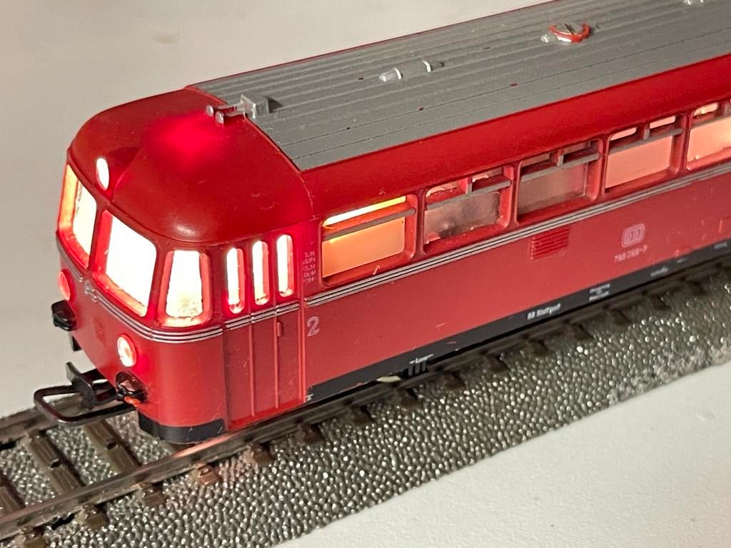 ** NIEUWSTAAT ** Märklin 3016 SCHIENENBUS ** Blauwe doos **, Wisselstroom, Locomotief, Ophalen of Verzenden, Zo goed als nieuw