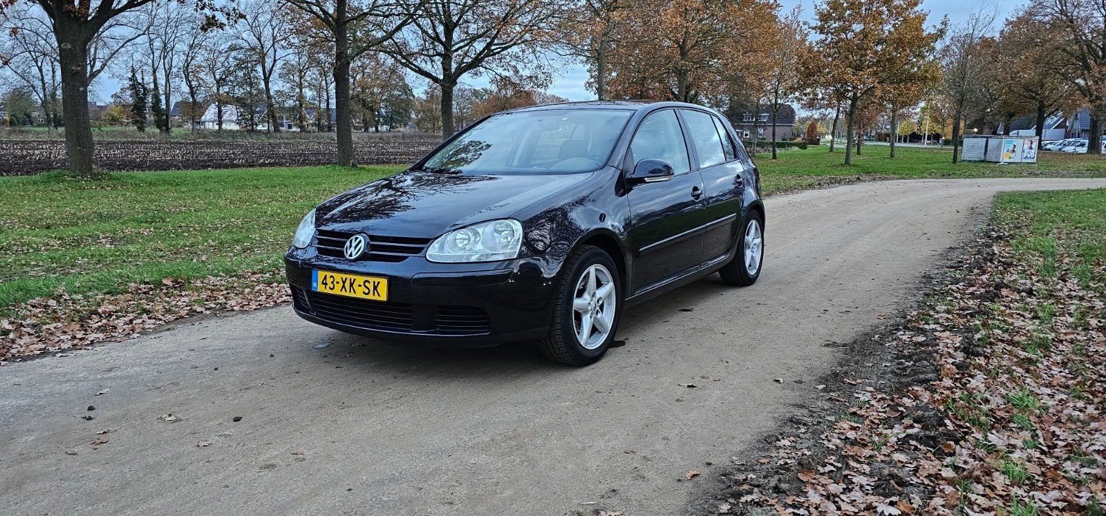 Volkswagen Golf 1.6 16V FSI 85KW 2007 Zwart, Auto's, Volkswagen, Voorwielaandrijving, 15 km/l, 4 cilinders, 620 kg