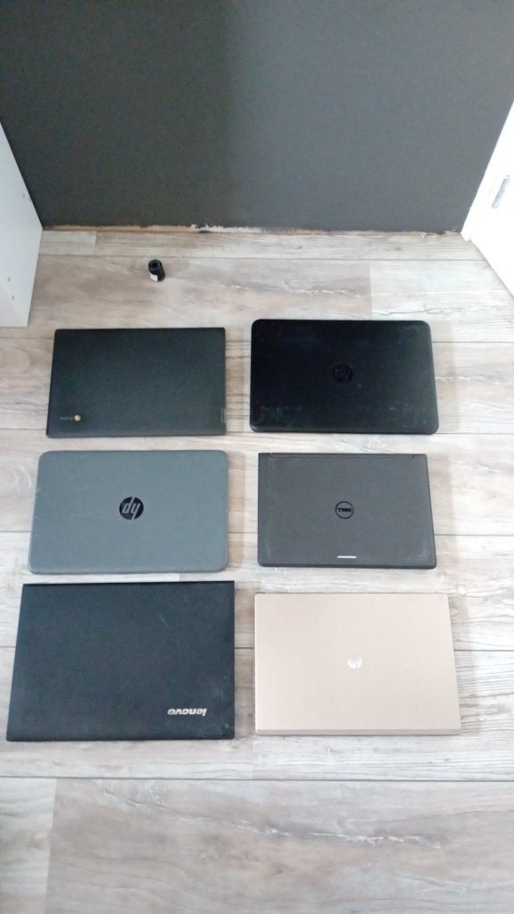 collectie laptops/ computers en onderdelen, Computers en Software, Ophalen, Dell, SSD, Niet werkend