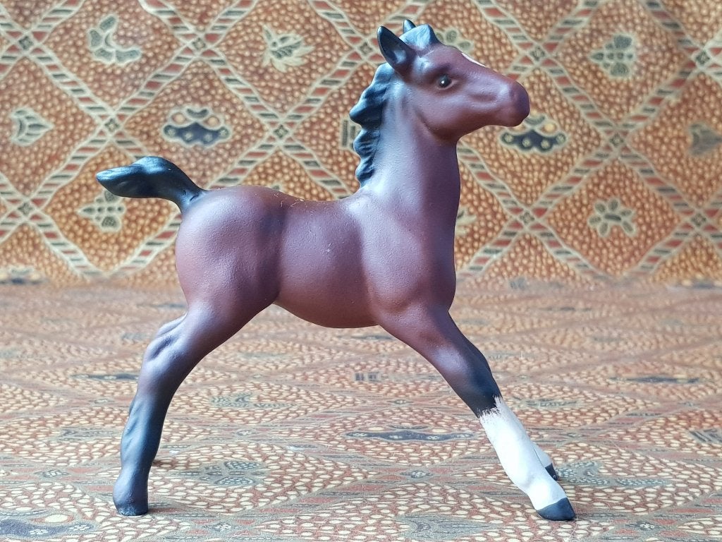 Mooi oud Beswick beeldje uit Engeland van een veulen 12,2 cm, Antiek en Kunst, Ophalen of Verzenden