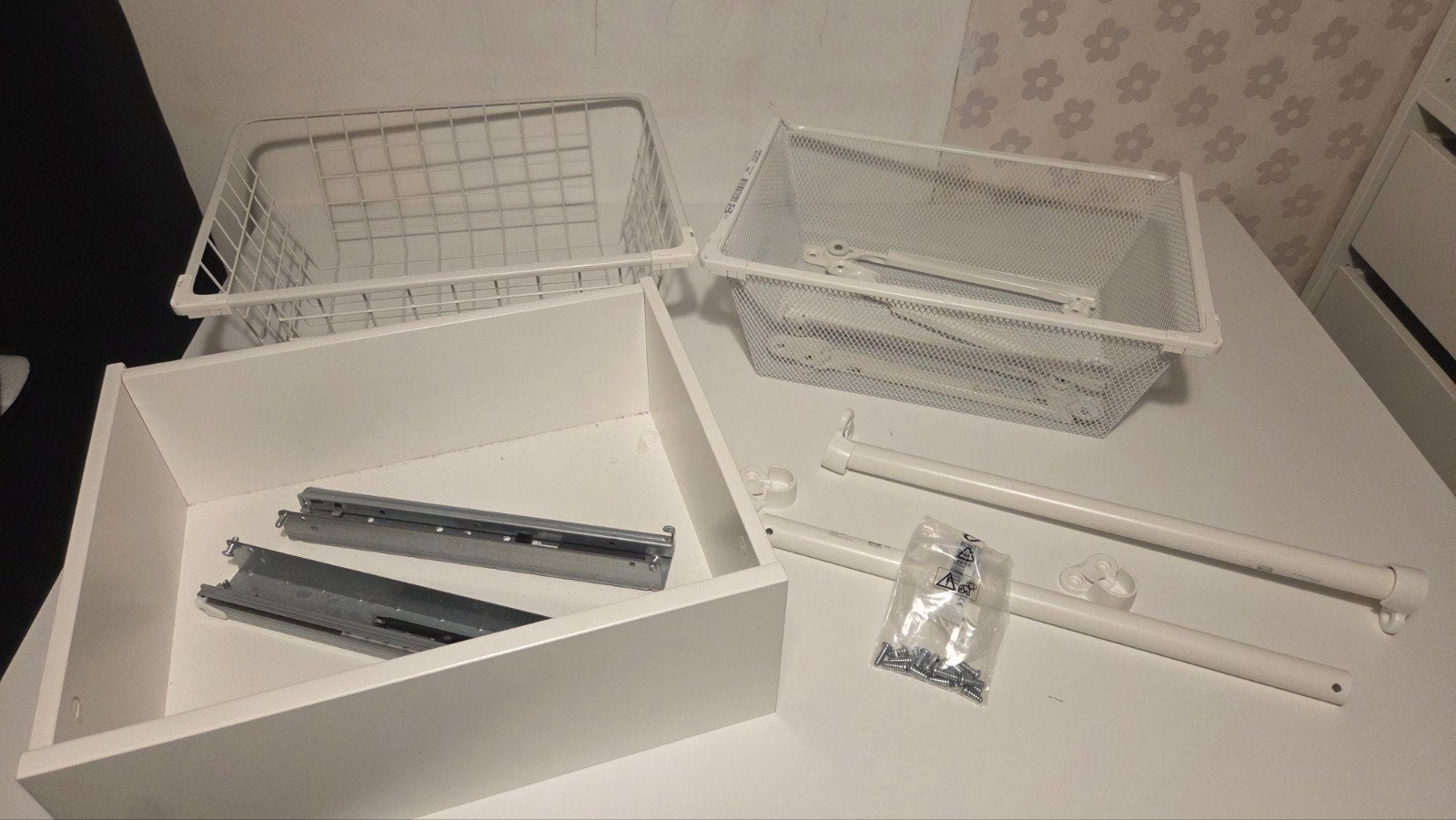 IKEA PAX Komplement lade, manden en stang, Huis en Inrichting, Kasten | Kledingkasten, Overige houtsoorten, Met plank(en), Gebruikt
