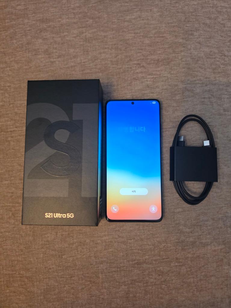 Samsung Galaxy S21 Ultra 5G 256GB Phantom Black, Ophalen, Zwart, Touchscreen, Zo goed als nieuw