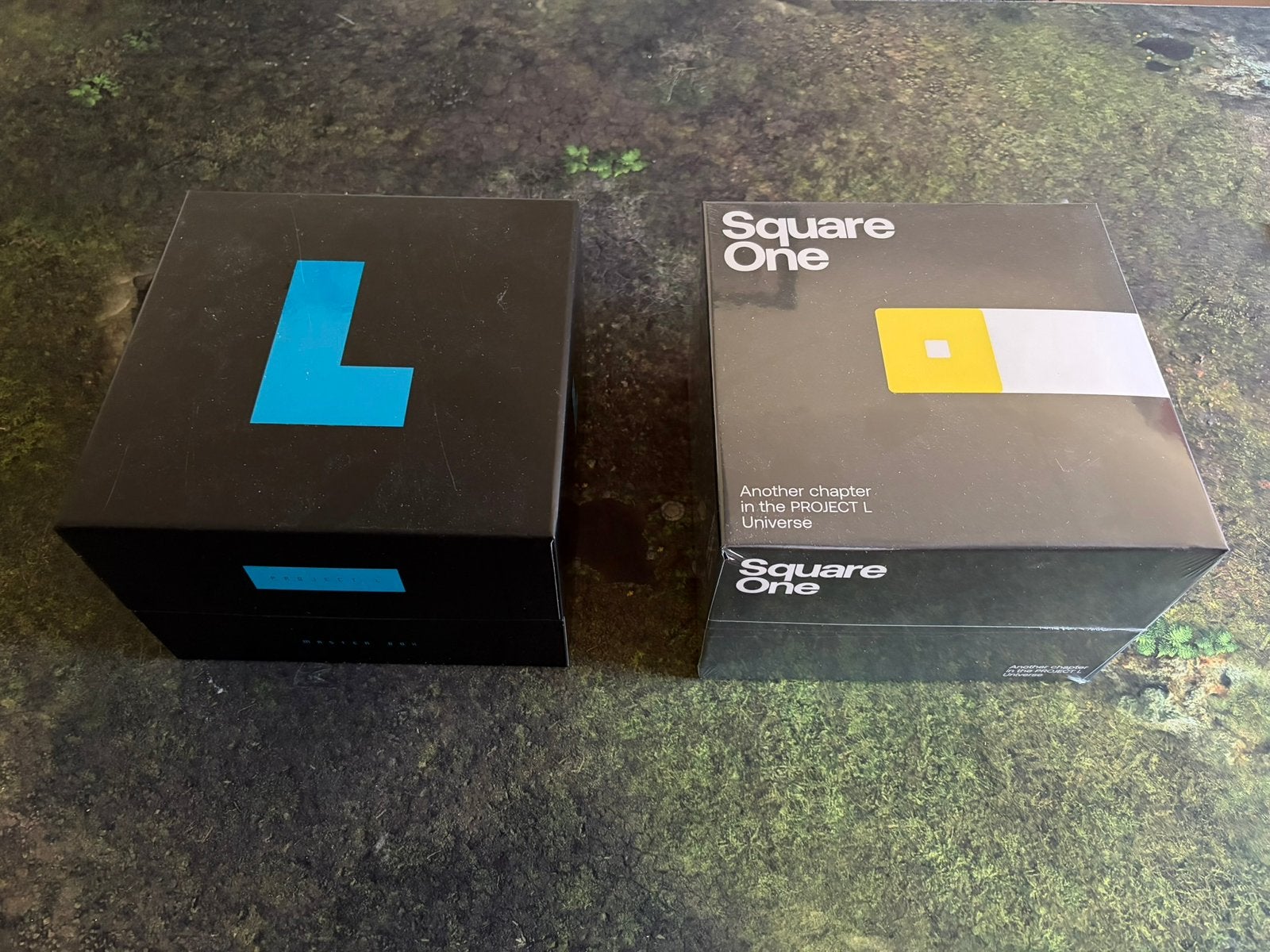 Project L en Square 1 collectors edition, Hobby en Vrije tijd, Gezelschapsspellen | Bordspellen, Ophalen of Verzenden, Zo goed als nieuw