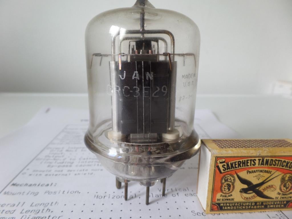 Electronenbuis, RCA, JAN CRC-3E29 (1955)-(#8871), Ophalen of Verzenden