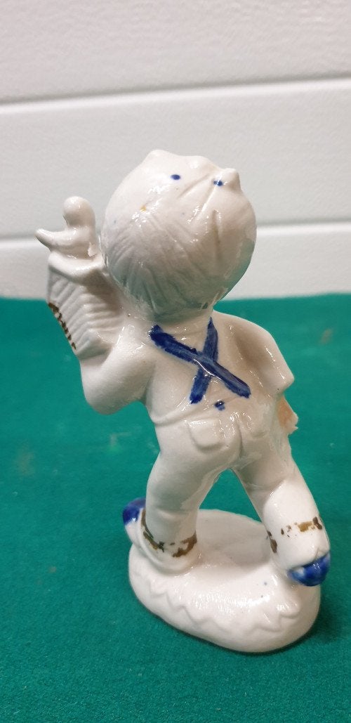 beeld jongen meisje delfts blauw, Ophalen of Verzenden
