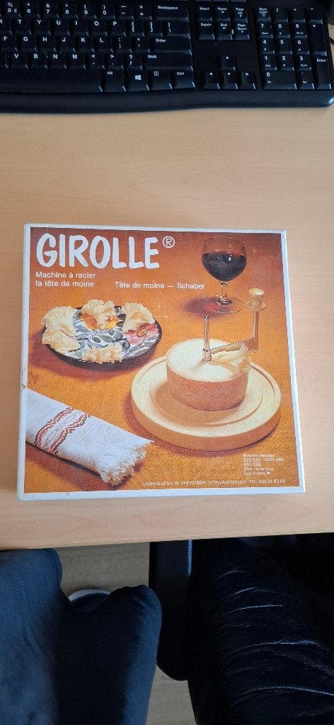 Originele Girolle Tête de Moine Kaaskruller (In Doos), Onbekend, Ophalen of Verzenden, Zo goed als nieuw, Metaal