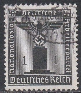 Rijk 1938 144 Dienst 1p Adelaar, Gest, Ophalen of Verzenden, Overige periodes, Gestempeld
