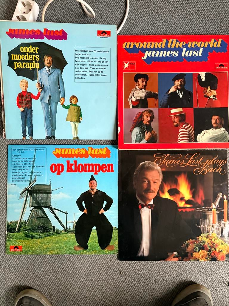 4 James Last LP's: Around the World (3LP), Onder Moeders Par, Ophalen of Verzenden, Gebruikt, Boxset