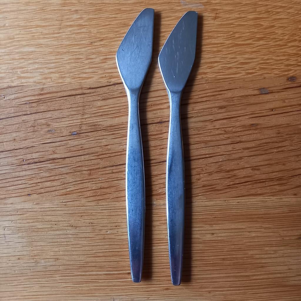 2 Fruitmesjes Gense "Focus" 18-8 stainless Sweden, Ophalen of Verzenden, Rvs of Chroom