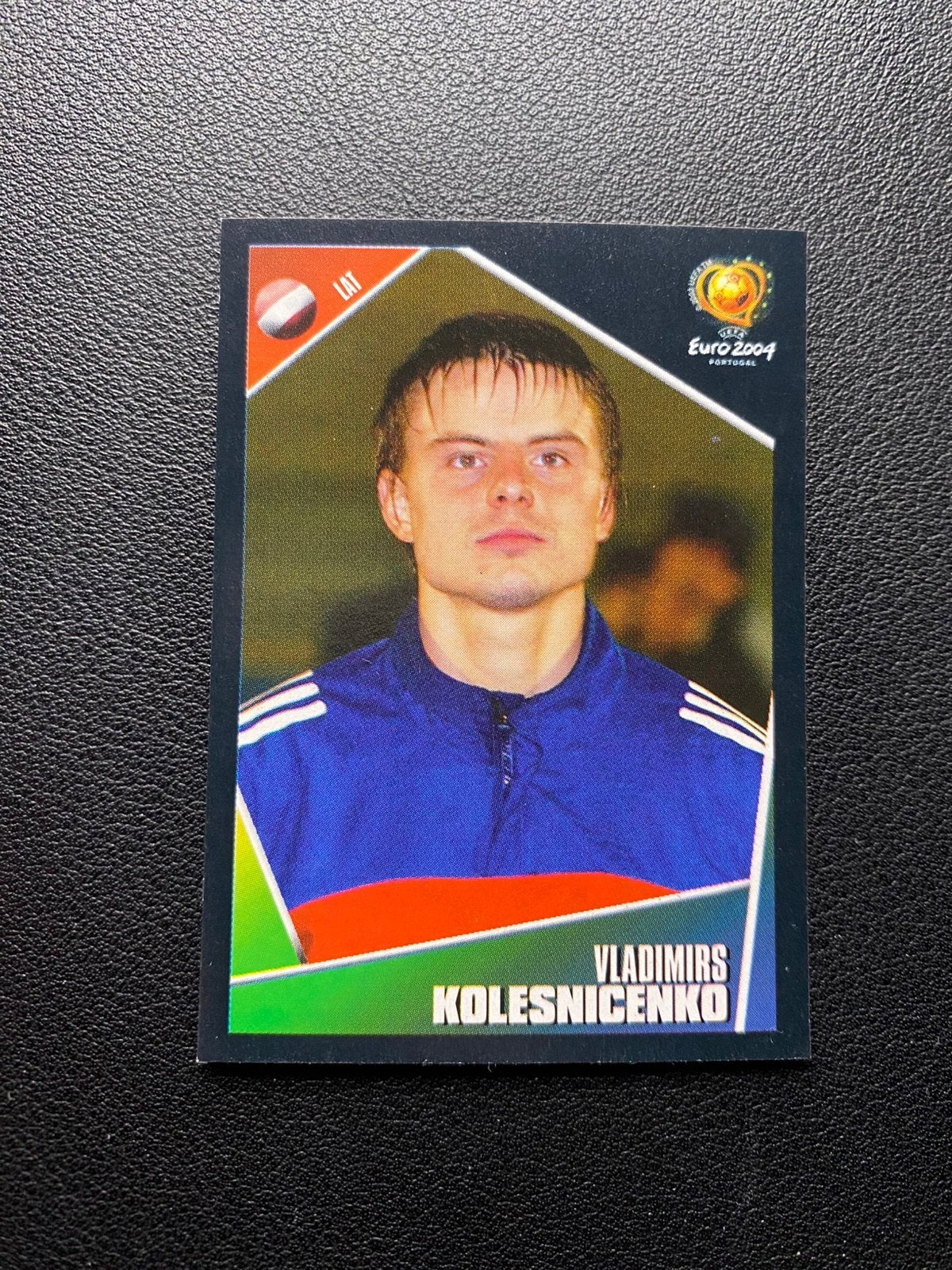 Vladimirs Kolesnicenko - Letland - Panini Euro 2004, Ophalen of Verzenden, Zo goed als nieuw, Buitenlandse clubs, Poster, Plaatje of Sticker