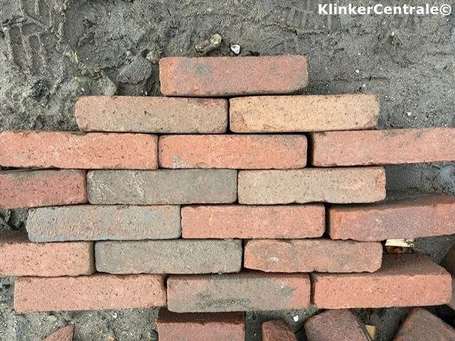 100m2 rood brons gebakken klinkers straatstenen waaltjes 5-d, Bij dit gebruikte product niet te achterhalen, Gebruikt, Verzenden
