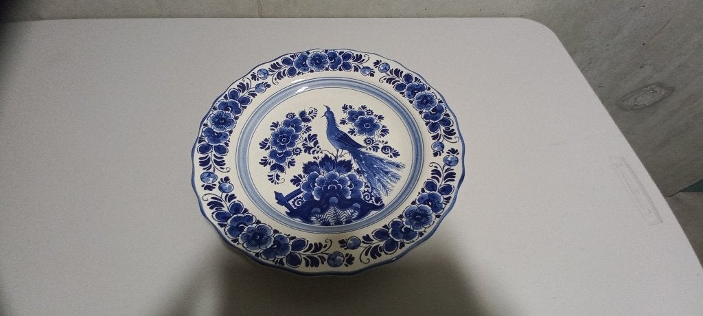 Delfts blauw bord fazant, Ophalen