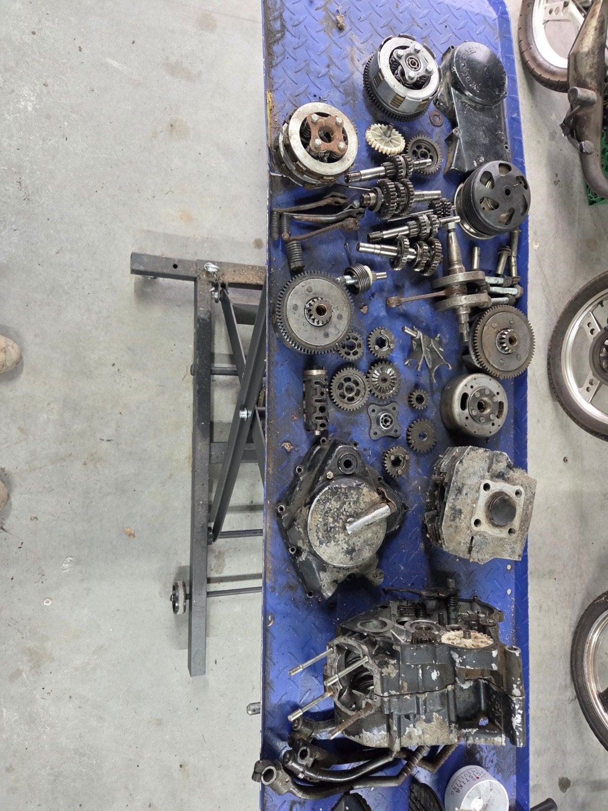 Honda mt8 mb8 blok onderdelen, Fietsen en Brommers, Ophalen of Verzenden, Gebruikt, Overige typen, Honda nsr mbx mtx mb mt