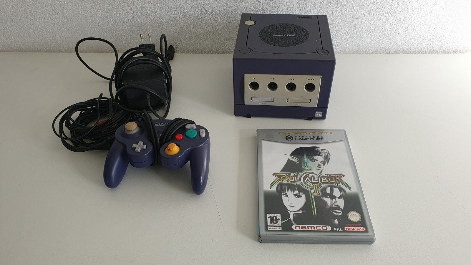 Complete Nintendo Gamecube console, Nintendo, Nintendo, Paars, Ophalen of Verzenden