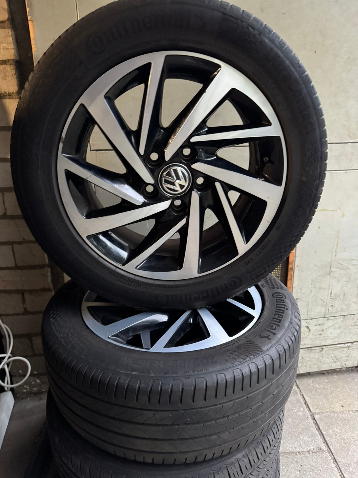 Origineel Volkswagen Golf Caddy Velgen woodstock 16 5x112, Gebruikt, 16 inch, Totalcarexpert, Banden en Velgen