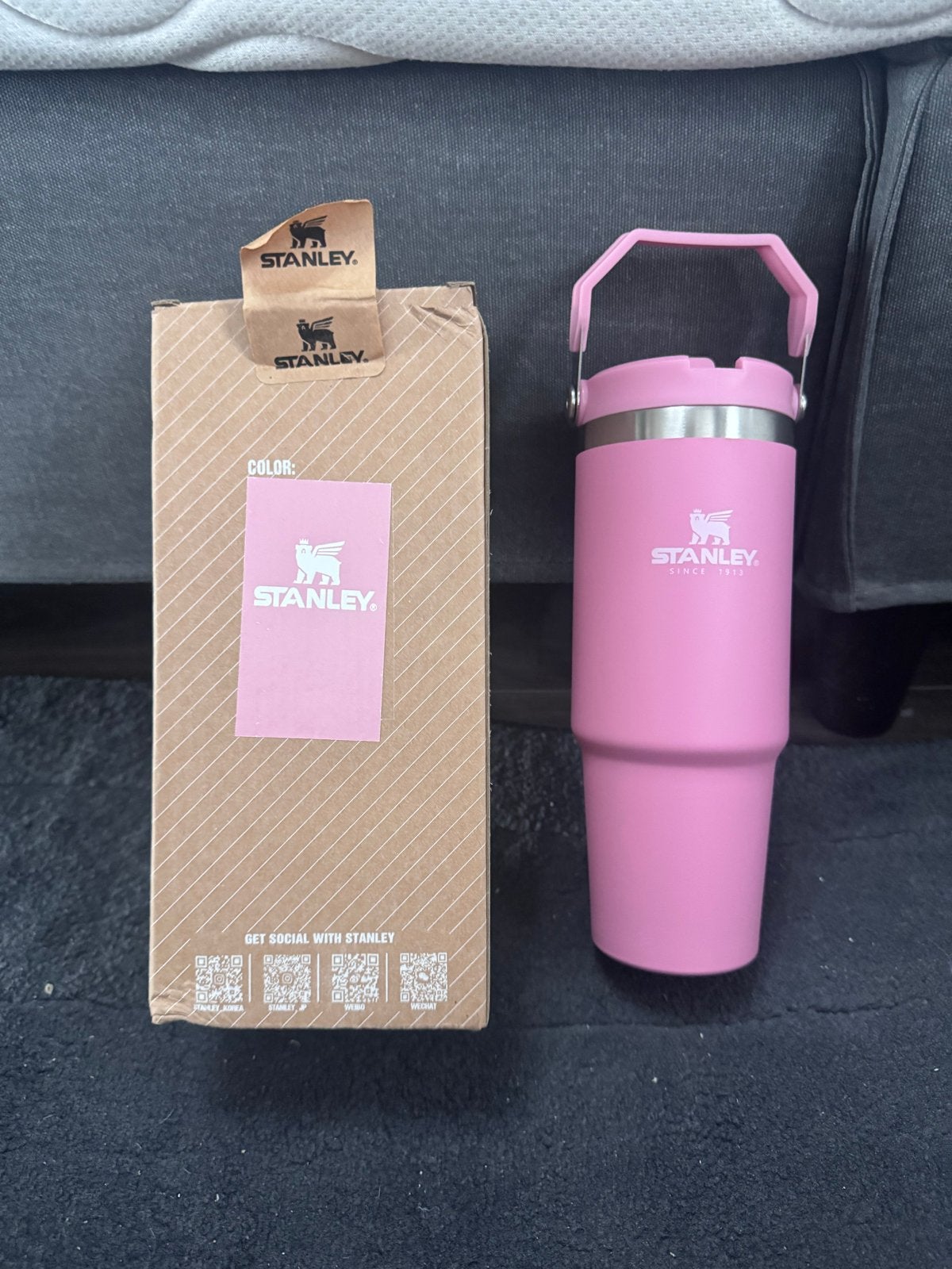 Nieuwe Stanley Cup - Roze Thermosbeker, Huis en Inrichting, Ophalen of Verzenden, Nieuw, Roze, Stanley