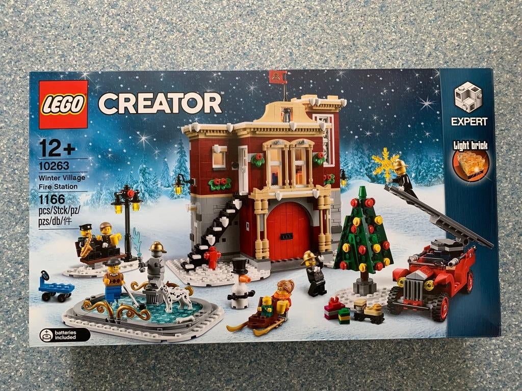 Lego Creator Winter Village Fire Station 10263, Kinderen en Baby's, Speelgoed | Duplo en Lego, Nieuw, Lego, Complete set, Ongeopend/sealed