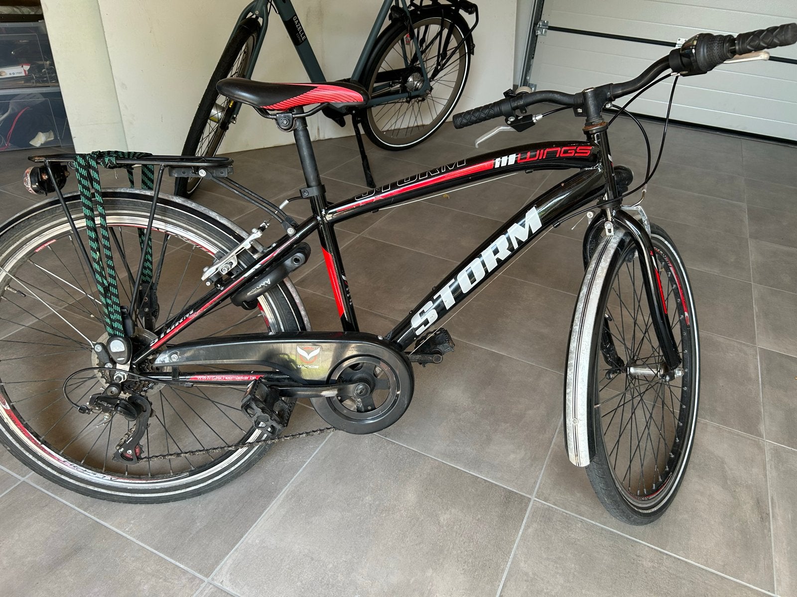 Jongens MTB 24 inch - Storm Wings - Goede staat, Gebruikt, Velgrem, Versnellingen, Ophalen