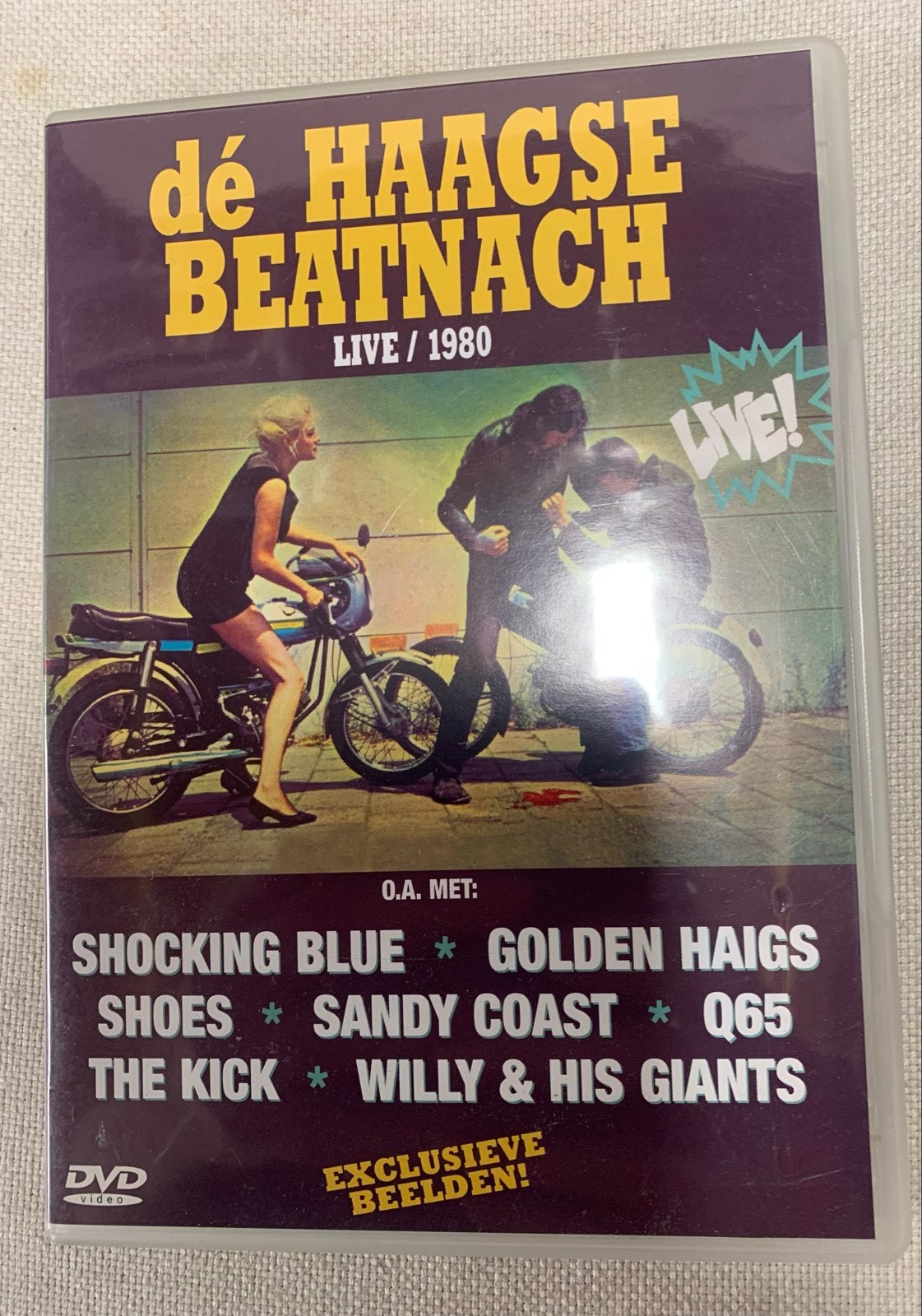 Dé Haagse Beatnach Live 1980 DVD - Shocking Blue e.a., Gebruikt, Alle leeftijden, Concert, Inclusief doosje