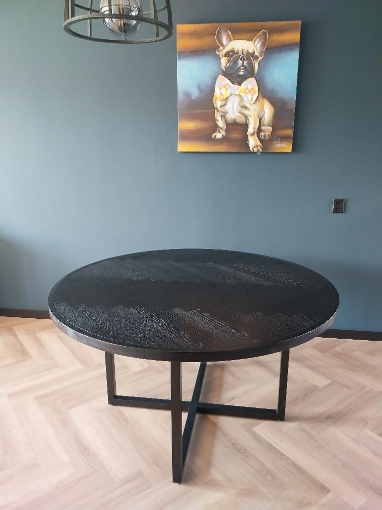 Eettafel, Ophalen, Rond, Zo goed als nieuw, Vier personen