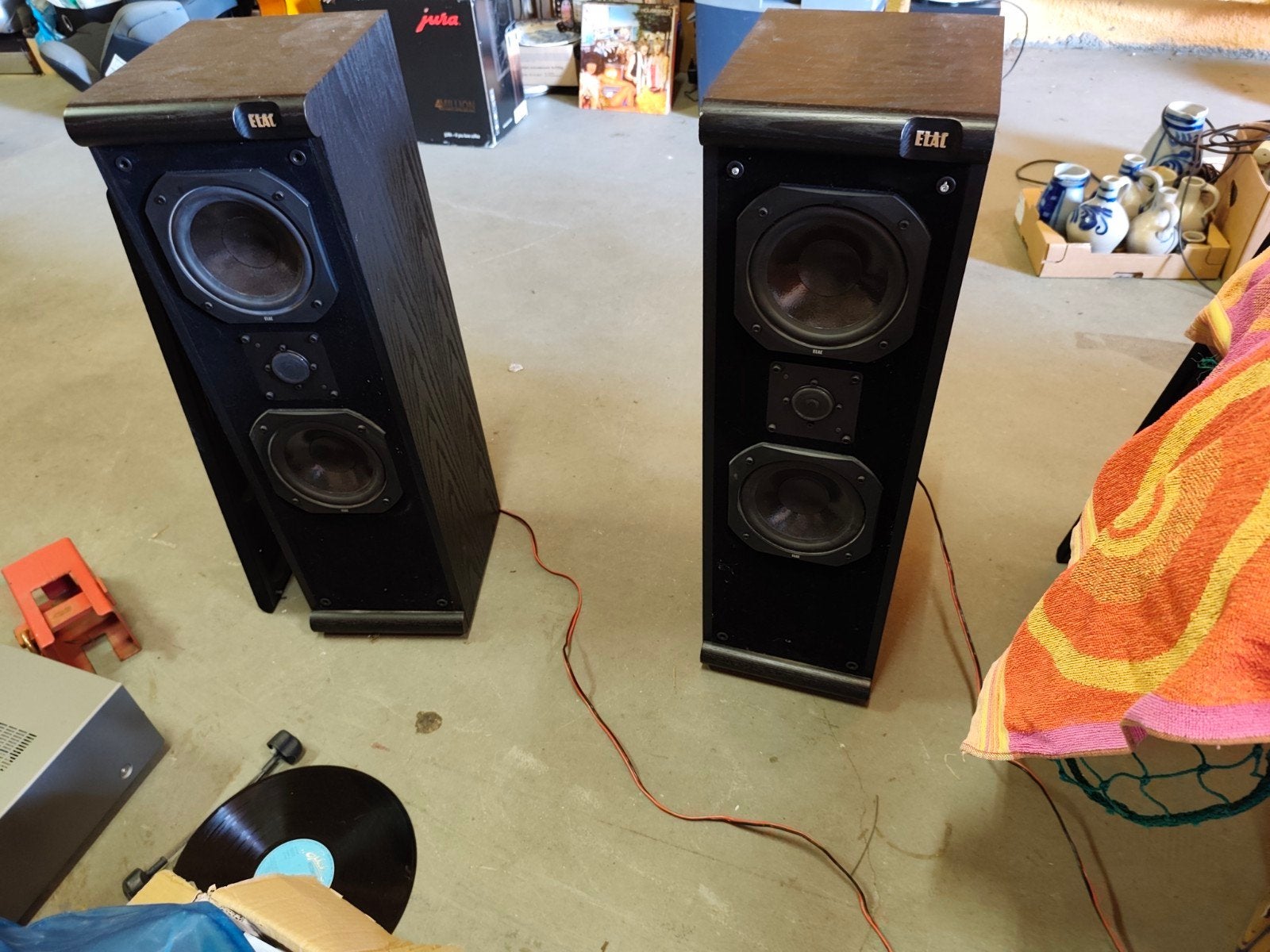 ELAC Vloerstaande Luidsprekers - Krachtig Geluid, Vloerstaande luidspreker, Gebruikt, 60 tot 120 watt, Geschikt voor surround/home cinema
