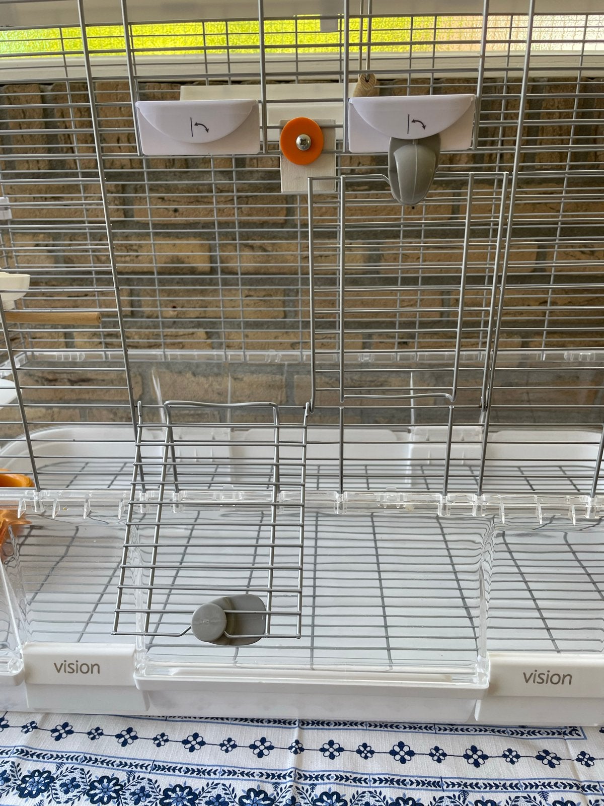 Vision vogelkooi in nieuwstaat, Ophalen, Zo goed als nieuw, Metaal, Vogelkooi