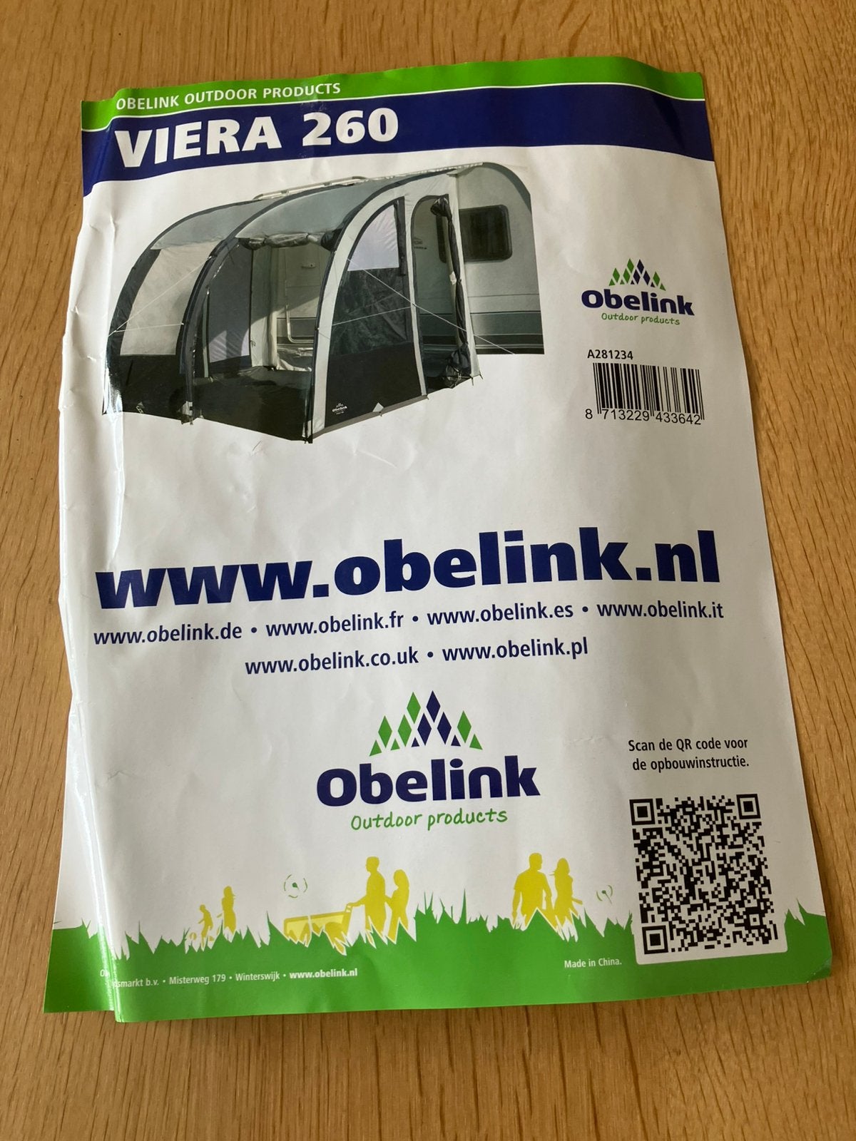 NIEUWE Kleine voortent, Caravans en Kamperen, Tenten, Ophalen, Nieuw