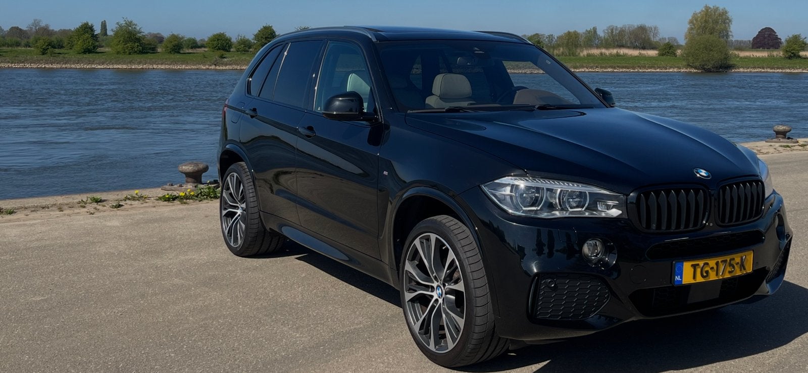 BMW X5 Xdrive 30D Aut8 2017 Zwart M Pakket, Auto's, Automaat, X5, 2993 cc, Zwart